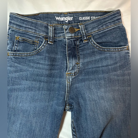 Wrangler Boy’s Classic Blue Denim Jeans - Picture 5 of 9